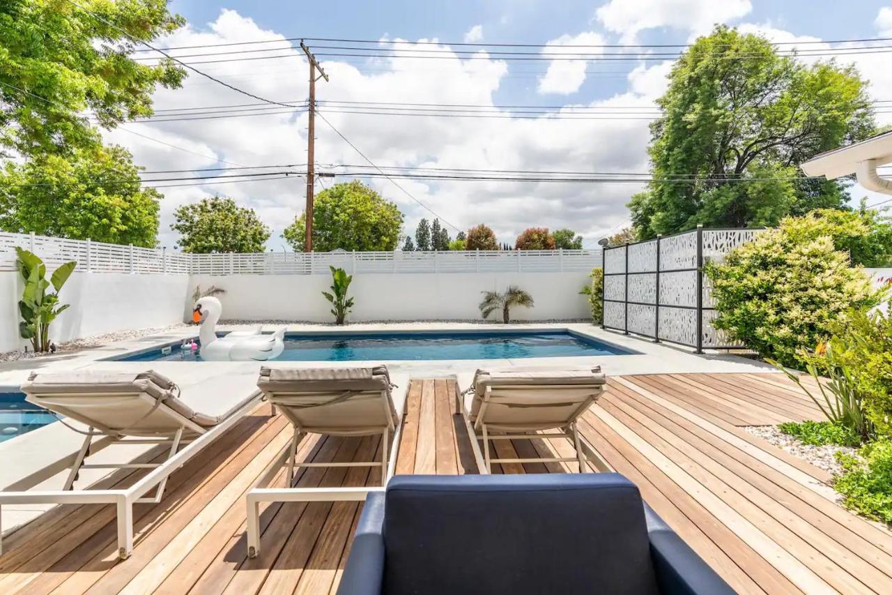 New Luxury Entertaining House With Pool Sauna Tesla Charger Pets Ferienhaus Los Angeles